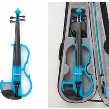 Paganinni VE110B Elektro Keman Seti. Siyah, Mavi ve Kırmızı Renkler
