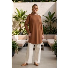 Respiro Rahat Kesim Iç Göstermez Mevsimlik Taba Tunik Büyük Bedenli