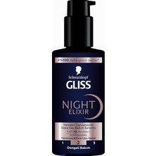 Delixa Gliss Night Elixir Yeniden Yapılandırıcı Gece Bakım Serumu, 100ML