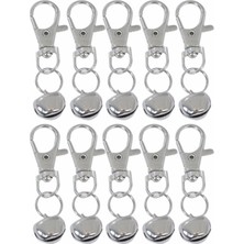 Delixa X-Perk Papağan Anahtarlı Kedi Köpek Tasma Boyun Zili 10'lu Set Zil Çapı 14 mm