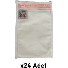 Kelebek Beyaz Kral Banyo Hamam Kesesi 24 Adet Süper Kalın ve Çok Sert Özellikte