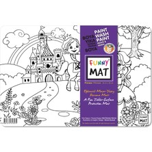 Hepta Collection Akademi Çocuk Funny Mat - Prenses 25X35CM - Yeni