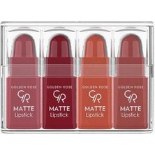 Hype Store Golden Rose Matte Lipstick (Mini) No:mix 3 - Ruj