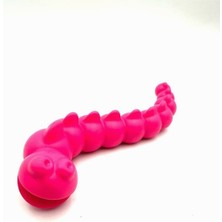 Delixa Tasma Market Mor Tırtıl Köpek Diş Kaşıma Oyuncağı Mor