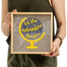 Hepta Collection The Adventure Begin Tasarımlı Ahşap Kumbara