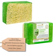 Hepta Collection Doğal Kabak Lifli Aloe Vera Sabunu 120 gr Tüm Cilt Tipleri Için B ve E Vitaminli