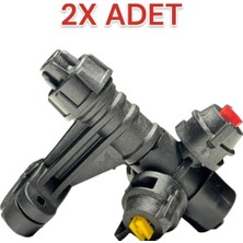 Özgürce Üçlü T-Jet Damla Kesici Plastik Ilaçlama Meme, Siyah, 2 Adet