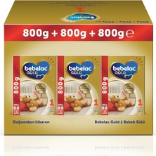 Delixa Bebelac Gold 1 Devam Sütü 0-6 Ay 800 gr x 3 Adet 2400 gr
