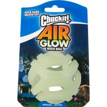 Delixa Chuckit! Air Glow Getirme Topu Köpek Oyuncağı, Orta (2,5 Inç), 1 Adet, Irklar Için 20-60 Lb
