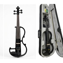 Paganinni VE110B Elektro Keman Seti. Siyah, Mavi ve Kırmızı Renkler