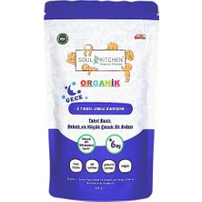 Delixa Soul Kitchen Organik Bebek Gece Maması Tahıl Bazlı B1 Vitaminli Ek Gıda 3 Tahıl Unlu Karışım 250GR