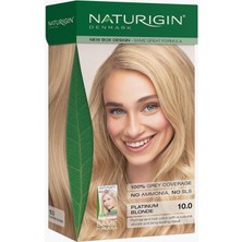 Hepta Collection Naturigin Organik Içerikli Saç Boyası 10.0 Platin Sarısı