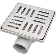 Sukar - 15*15 50 Lik Yandan Çıkışlı Plastik Çerçeveli Koku Önleyici Yer Süzgeci - 1041-2515022-11