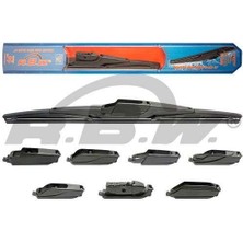 Ölmez Oto Yedek Parça Silecek Süpürgesi Plastik Multı-Fıt 8 Adaptörlü Arka 16 Inch 400 mm