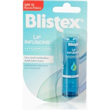 Delixa Blistex Infusions Hydration Uzun Süreli Nemlendirici Dudak Bakım Kremi Spf 15 X2