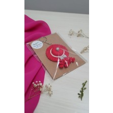 Park City Shop Kırmızı Renk Şapka Modeli Anahtarlık Çanta Charmı