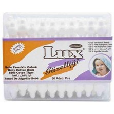 Hepta Collection Lux Pamuklu 60 Adet Bebek Kulak Çubuğu