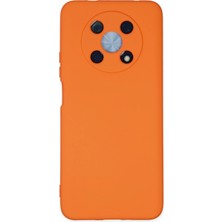 Storozal Newface Huawei Nova Y90 Kılıf Nano Içi Kadife Silikon - Turuncu