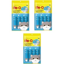 Hepta Collection Me-O Creamy Treats Tavuk ve Ciğerli Kedi Ödül Maması 15 gr x 4 (3 Adet)