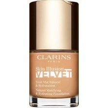 Hype Store Clarins Skin Illusion Velvet 107C 30 ml Matlaştırıcı Fondöten