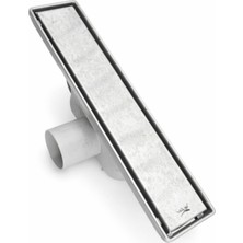 Sukar - Plain Izgaralı 30 cm Duş Kanalı 50 Lik Yandan Çıkışlı - 1153-0813023-01