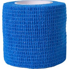 Özgürce Elastik Bandaj 5cm x 4,5mt Mavi 5'li Paket, Kendinden Yapışkan, Çok Amaçlı