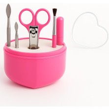 Hype Store Suwors 10'lu Manikür Pedikür Seti – Paslanmaz Çelik | Tırnak Törpüsü, Makas, Et Pens Seti | Taşınabi