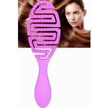 Hype Store Plastik Bükülebilir Saç Tarağı Hafif Acıtmaz Saç Tarama Pembe