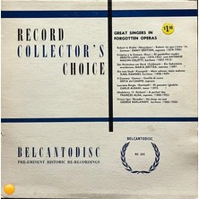 Plakantik Great Singers In Forgotten Operas - Belcantodisc Bc 232