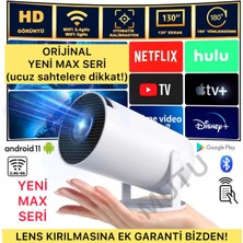 Normadia Taşınabilir Akıllı Projektör, Bluetooth, Wi-Fi, Android, 1280X720 P, Sinema Keyfi
