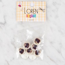 Norino Loren Crafts 8 Li Düğme - 677