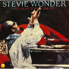 Plakantik Stevie Wonder - I Just Called To Say I Love You 7" Plak - 1984 Uk Press (Tmg 1349)
