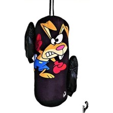 Norino Çocuk Boks Kum Torbası Eldiven Dahil 2-6 Yaş Siyah