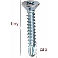 Costech 4.2X38 Yhb Akıllı Vida Matkap Uçlu Vpx - 100 Adet