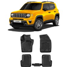 BTM Otomotiv Jeep Renegade 2019 Sonrası Btm 3D Havuzlu Paspas