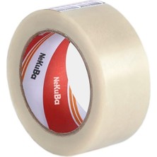 Delixa Nekuba Ve-Ge Koli Bandı 45X100 Şeffaf (Buffalo) En 45MM, Uzunluk Net 100 Metre, Basınca ve Gerilime