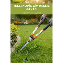 Özgürce Pratik ve Hafif Teleskopik Çim Kesme Makası, Uzun Kullanım Için Ideal