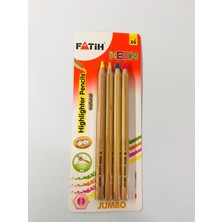 Fatih Neon Jumbo Kuru Boya 4 Renk Kırılmaz Uçlu 4 Parça Canlı Renkler için Kırtasiye Ürünü