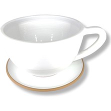 Çömlek Diyarı Fincan Şekilli Toprak Sırlı Saksı