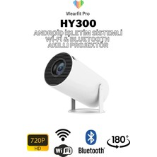 Normadia Taşınabilir Wifi ve Bluetooth Android Projektör, 180° Dönebilen, Yüksek Kalite