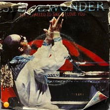 Plakantik Stevie Wonder - I Just Called To Say I Love You - 7" Vinyl (1984) Motown