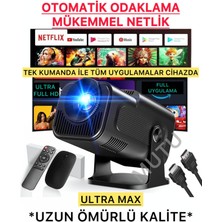 Normadia Mini Ultra Max Taşınabilir Wifi Bluetooth Android Projektör, Akıllı Sinema