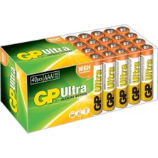 Gp LR03 1.5V Ultra Alkalin Aaa Ince Kalem Pil 40'lı