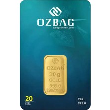 Özbağ 20 gr Külçe Altın