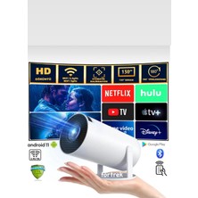 Normadia Taşınabilir Hd Mini Projeksiyon Cihazı Android Tv ile Eğlence Keyfi