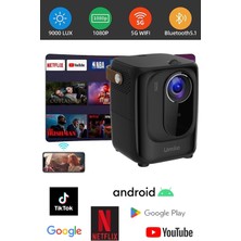 Normadia Ultra Hd Taşınabilir Projeksiyon Sinema Smart Tv 5g Android Netflix Youtube