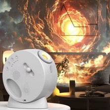 Normadia 13IN1 Galaxy Yıldız Projektör, Bluetooth Hoparlörlü Nebula LED Gece Lambası