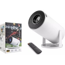 Normadia Taşınabilir 4K Sinema Projektörü, Bluetooth, Wi-Fi, Akıllı Ev Eğlencesi