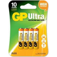 Gp LR03 1.5V Ultra Alkalin Aaa Ince Kalem Pil 4'lü