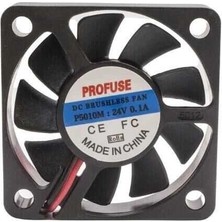 Profuse 50X50X10MM 24V 0.10A Fan 2 Kablolu